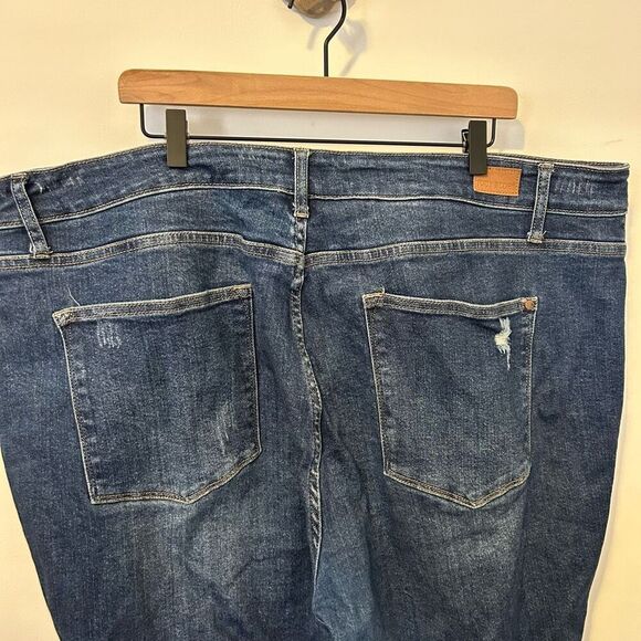 Judy Blue Jeans Redlands High Rise Distressed Size 24W plus boho festival - Picture 8 of 13
